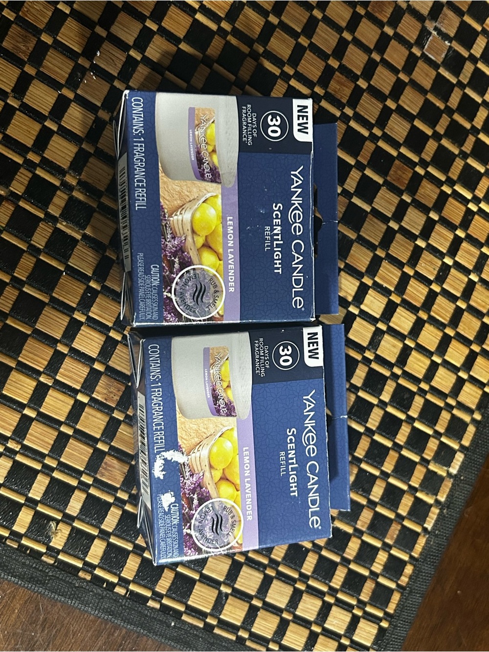 Yankee Candle Lemon Lavender ScentLight Refill - Blue Packaging